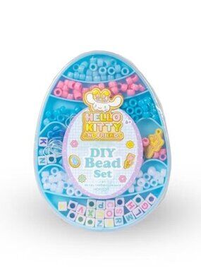 Sanrio Hello KItty and Friends DIY Bead Set - Blue - NEW SEALED